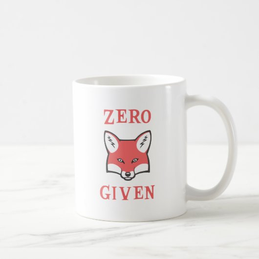 Mug Zéro (Fox) donné (Droite)