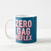 Mug Zéro Réflexe Nauséeux, Mème Drôle de Fête de Bache (Gauche)