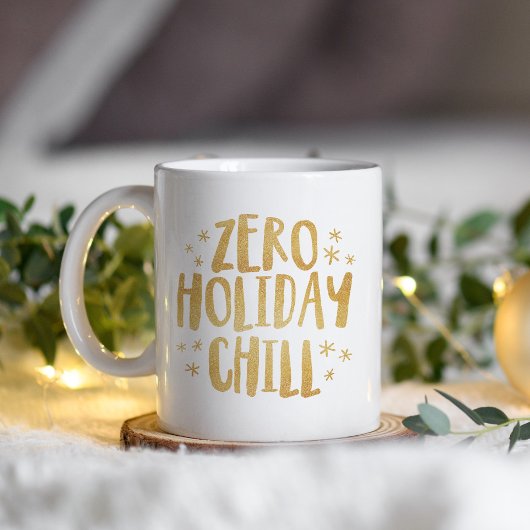 Mug Zero vacances chill drôle parties scintillant de N