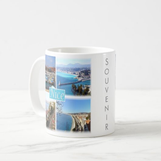 Mug zFR045 NICE, Provence, France, (Devant gauche)
