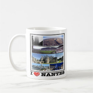 Mug zFR133 NANTES "I Love", France,