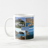 Mug zGR025 RHODES, Grèce, Europe, (Gauche)