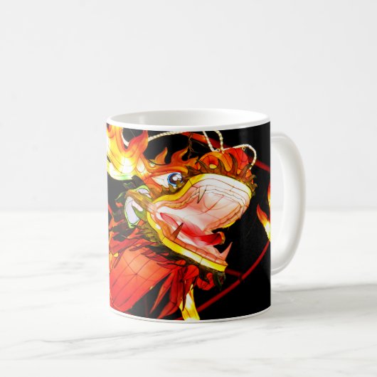 Mug Zhulong dragon de feu (Devant droit)