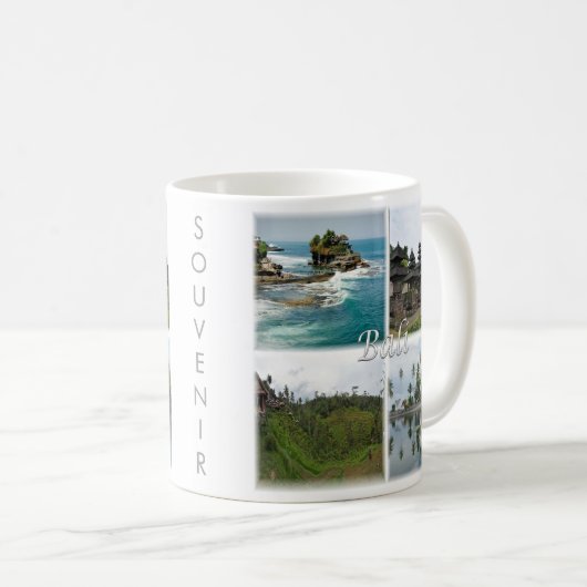 Mug zID007 BALI, Indonésie, Asie, (Devant droit)