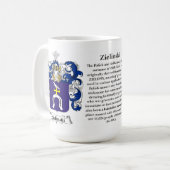 Mug Zielinski, l'origine, la signification et la crête (Devant gauche)