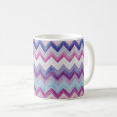 Mug Zig Zag Pastel Multicolores (Devant droit)
