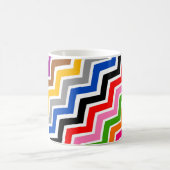 Mug Zigzag Chevron multicolore Conception Motif (Centre)