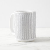 Mug ZigZag gris simple (Devant gauche)