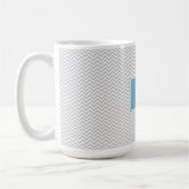 Mug ZigZag gris simple (Gauche)