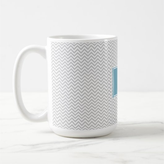 Mug ZigZag gris simple (Gauche)