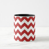 Mug Zigzag rouge et blanc (Centre)