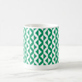 Mug ZigZags alternés - Vert et blanc du Kentucky (Centre)