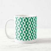 Mug ZigZags alternés - Vert et blanc du Kentucky (Gauche)