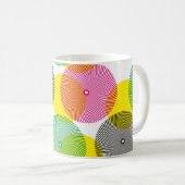 Mug Zigzags de brosse : Motif à main (Devant droit)