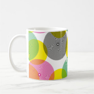 Mug Zigzags de brosse : Motif à main