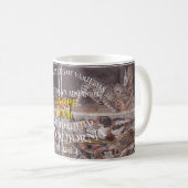 Mug Zinfandel tripes de chèvre de Californie  (Devant droit)