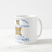 Mug Zinfandel tripes de chèvre de Californie  (Devant droit)