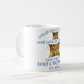 Mug Zinfandel tripes de chèvre de Californie  (Devant gauche)