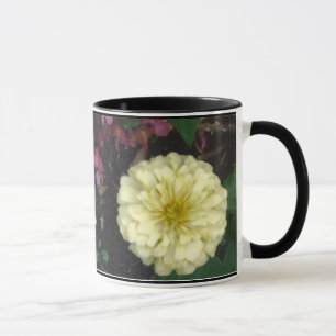 Mug Zinnia blanche