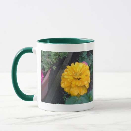 Mug Zinnia jaune (Gauche)