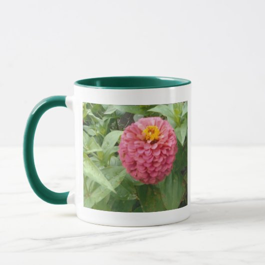 Mug Zinnia rose (Gauche)