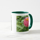 Mug Zinnia rose (Devant droit)