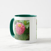 Mug Zinnia rose (Devant gauche)