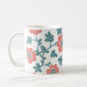 Mug Zinnias rouges (Gauche)
