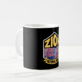 Mug Zion National Park Utah Retro (Devant gauche)