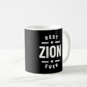 Mug Zion Nom personnalisé Anniversaire Cadeau (Devant droit)