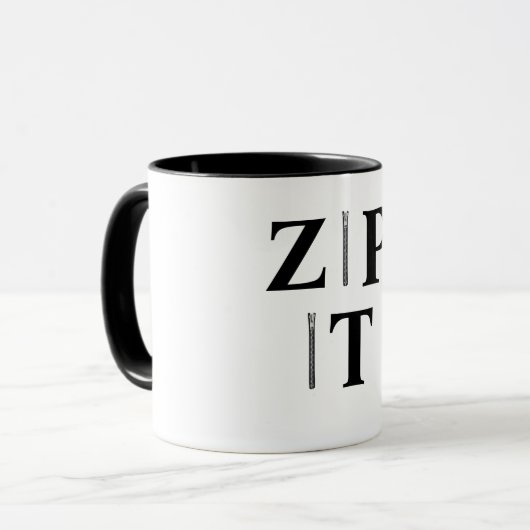 MUG ZIP IT (Devant gauche)