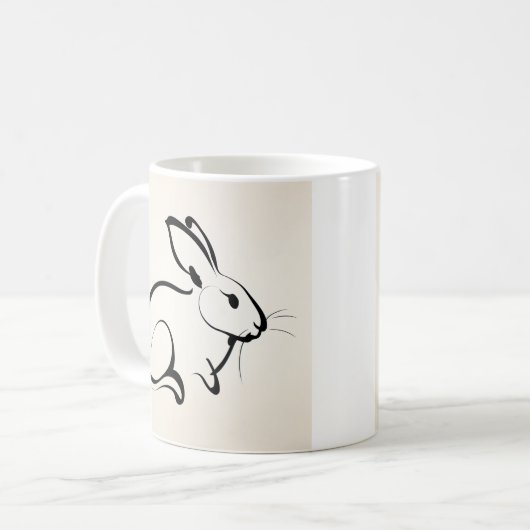 Mug Zit&Bit Artistry - Unique Design Zodiac Rabbit (Devant gauche)