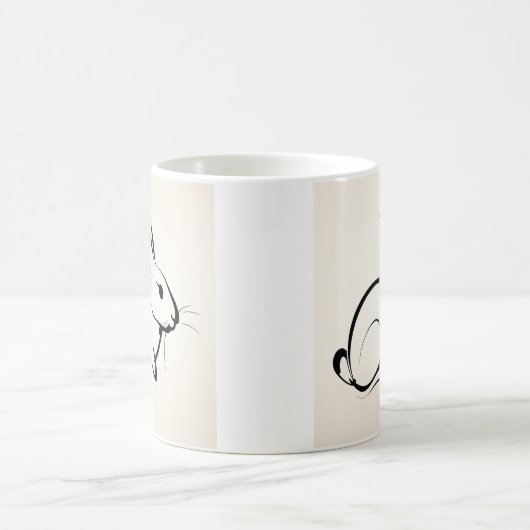 Mug Zit&Bit Artistry - Unique Design Zodiac Rabbit (Centre)