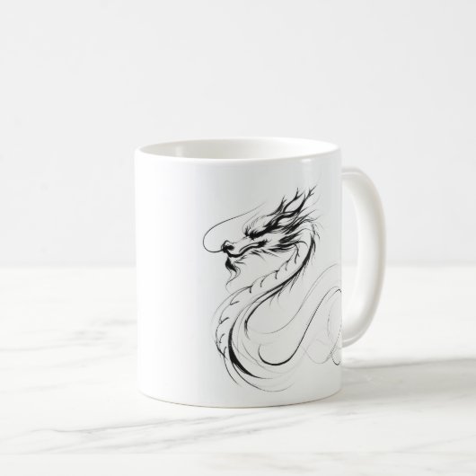 Mug Zit&Bit Artistry - Unique Dragon Zodiac Design (Devant droit)