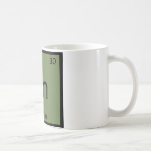 Mug Zn - Chimie légume courgette Tableau périodique
