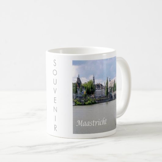 Mug zNL027 MAASTRICHT Meuse river MASS, Europe, (Devant droit)