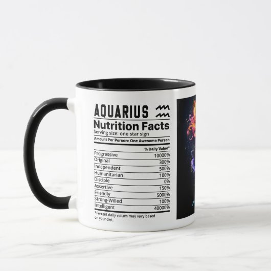 Mug Zodiac Aquarius (Gauche)