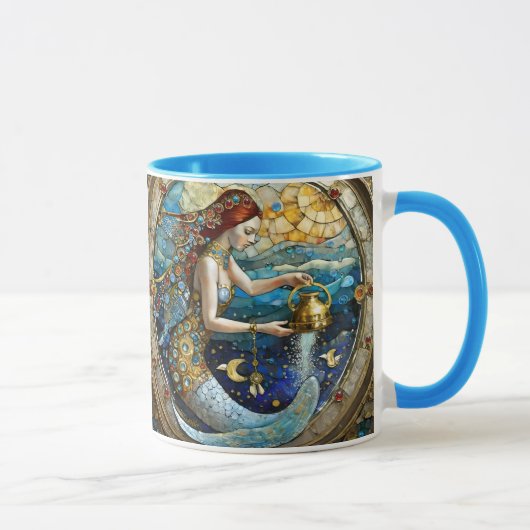 Mug Zodiac - Aquarius La Sirène Du Porteur D'Eau (Droite)