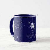 Mug Zodiac Constellation Leo (Devant gauche)