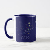 Mug Zodiac Constellation Virgo (Gauche)