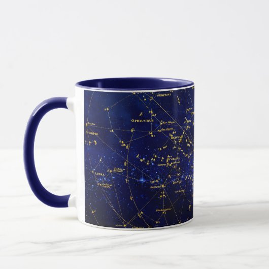 Mug Zodiac Constellations Galaxy (Gauche)