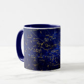 Mug Zodiac Constellations Galaxy (Devant gauche)