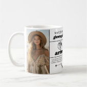 Mug Zodiac d'anniversaire personnalisé - 5 photo Colla (Gauche)