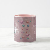 Mug Zodiac Gemini Cute Chat Roue Planète Astrologie (Centre)