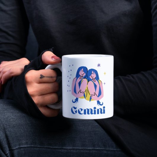 Mug Zodiac | Illustration du panneau étoile Gemini
