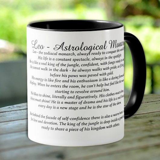 Mug Zodiac Leo