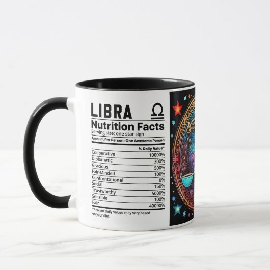 Mug Zodiac Libra (Gauche)
