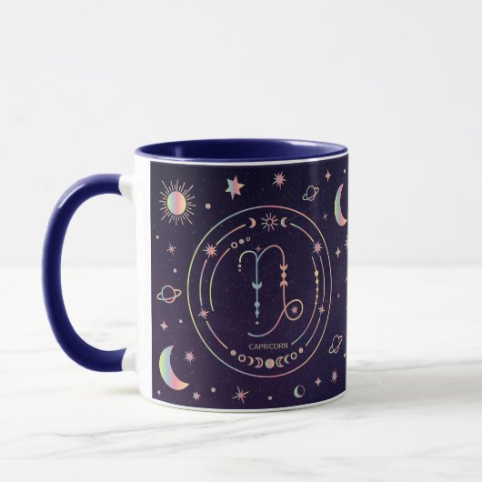Mug Zodiac Nutrition Facts/Capricorne (Gauche)
