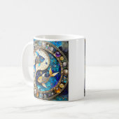 Mug Zodiac - Poissons de poisson Yin et Yang (Devant gauche)