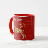 Mug Zodiac Sign Golden Horoscope (Devant gauche)